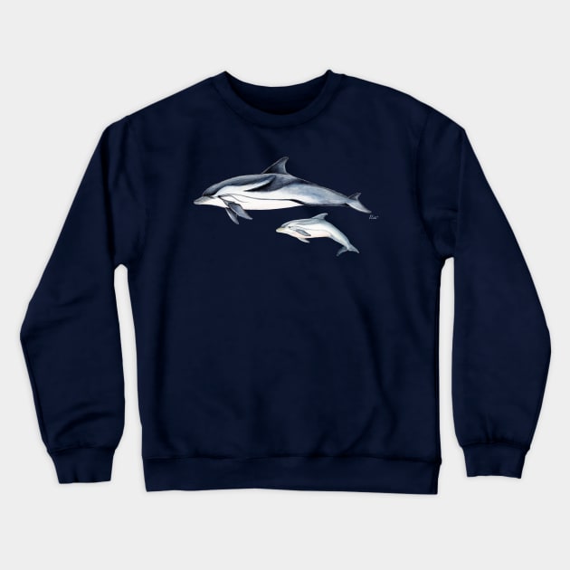 Striped dolphin Crewneck Sweatshirt by chloeyzoard